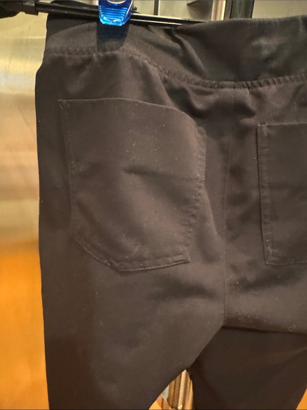 Womens Black Drawstring Jogger Pants - Picture 9 of 11